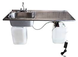 self contained sink room temp water