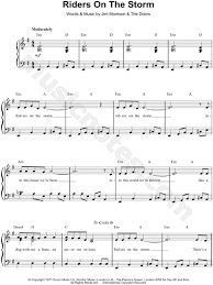 Riders on the storm = jinetes en la tormenta ‎ (7, single, mono) elektra. The Doors Riders On The Storm Sheet Music Easy Piano In E Minor Download Print Sku Mn0106814