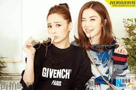 hong kong music group twins including charlene choi and gillian chung releases their latest fashionable street shots http www chinaentertainmentnews com 2