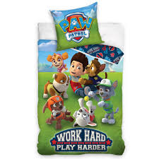 Pat patrouille à petits prix. Parure Housse De Couette Enfant Pat Patrouille 100 Coton 50 Fils 140x200 Cm