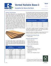 Many builders gravitate toward it not only for the increased strength of the finished. Vented Nailable Base 3