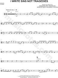 We have an official i write sins not tragedies tab made by ug professional guitarists. I Write Sins Not Tragedies Chords Sheet And Chords Collection