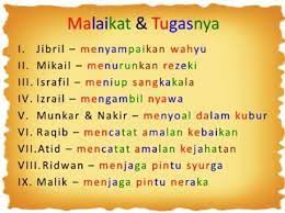 Nama malaikat mikail disebutkan bersamaan dengan nama malaikat jibril dalam. Sebutkan 10 Malaikat Allah Brainly Co Id