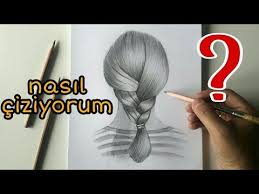 Sac Orgu Modeli Nasil Cizilir Youtube Cizim Cizim Sac Cizimler
