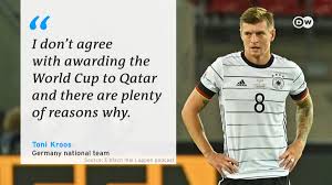 We have to win the first game right away. Dw Sports On Twitter Toni Kroos Has Criticized Qatar Ahead Of The 2022 World Cup Yet The Germany And Real Madrid Midfielder Doesn T Think That A Boycott Is The Right Solution Qatar2022