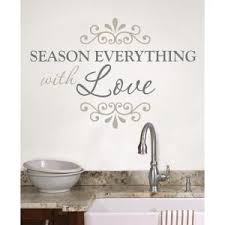 Choose your favorite home depot designs and purchase them as wall art, home decor, phone cases, tote bags, and more! Wallpops 19 5 In X 17 25 In Season Everything Wall Decal Wpq1743 The Home Depot Wall Quotes Decals Kitchen Wall Decals Wall Decals