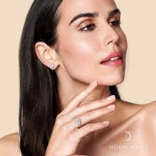 Amazon.com: MOTIEL Engagement Ring Wedding Ring with Cubic Zircornia in 10K  14K 18K Gold Ring Moonstone Tear Of Joy Ring Jewelry Gift for Women Ladies  Girls: Clothing, Shoes & Jewelry