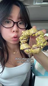Paris Baguette Dubai Chocolate Mochi Donut