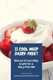 What is non-dairy Cool Whip made of?