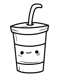This is a great collection of drinks coloring pages. Free Printable Food Coloring Pages Page 3