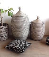 Sale Set Of 2 Plain Gray Laundry Baskets Sale Grey Laundry Basket Woven Laundry Basket Home Decor Items Online