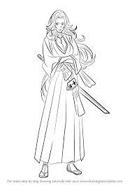 Learn How To Draw Rangiku Matsumoto From Bleach (Bleach) Step By Step :  Drawing Tutorials