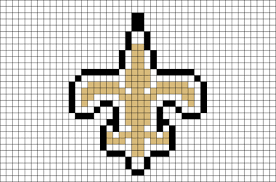 New Orleans Saints Pixel Art Lego Art 8 Bit Art