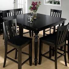Square Black Table For Our New Dining Room Black Kitchen Table Kitchen Table Settings Square Kitchen Tables