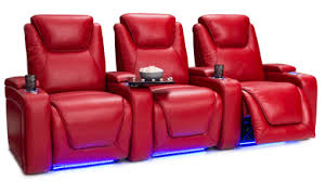 Seatcraft Equinox Top Grain Leather 7000 Powered Headrest Lumbar Power Recline Black Brown Or Red Home Theater Seating Theater Seating Theater Chairs