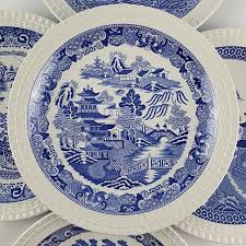 reserved spode blue room collection willow series two temples จานโชว ขนาด 25 cm ม 1 ใบ ราคา 1 500 บาท ราคารวมค าภาษ และค าส งแล ว