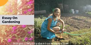 O the garden was beautiful. Essay On My Garden Short Long Essay Paragraph On Gardening