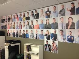 Wall Of Fame Just Some Of The Fabulous Livecareer Employees Constantly Adding New Faces To This Wall