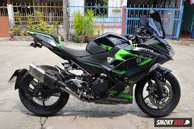 มอเตอร ไซค kawasaki ninja 400 hg smokybike มอเตอร ไซค น นจา รถยนต