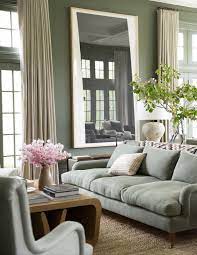 The green color is a perfect blend this flat matt forest green color will work perfectly in your bright lounge room. 50 Favorites For Friday The Week S Best Rooms Design Matters Sage Green Living Room Glamorous Living Room Sage Living Room