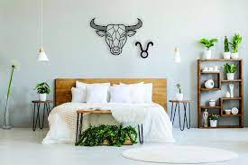 Taurus Wall Decor Wooden Wall Decor Horoscope Astrology Etsy In 2021 Bedroom Interior White Wooden Bed Home Decor