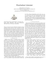 Contoh proposal penelitian berikut berisi kumpulan proposal penelitian skripsi, tugas akhir, pkm, karya tulis dan masih banyak lagi. Pdf Penelaahan Literatur