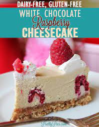 Dairy Free White Chocolate Raspberry Cheesecake Vegan Paleo Dairy Free Cheesecake White Chocolate Raspberry Cheesecake Chocolate Raspberry Cheesecake