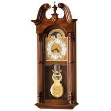 Maybe you would like to learn more about one of these? Howard Miller Maxwell Grandfather Clock Style Chiming Wall Clock With Pendulum Vintage Old World Classic Design Overstock 22820013