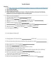 Maybe you would like to learn more about one of these? Snurfle Meiosis Questions Snurfle Meiosis Directions 1 Go To Https Biomanbio Com Html5gamesandlabs Genegames Html 2 Click On Start New Game 3 Course Hero