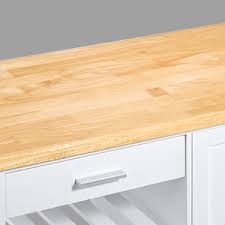 Rolling island carts have casters for mobility so you can move them wherever you need. Amazon Com Qcen Kitchen Island Cart White Kitchen Rolling Microwave Cart With Storage Wood Cabinet Handle Rack Drawer Home Style 41 3l X 18 9w X 35h Kitchen Islands Carts