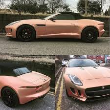 Rose gold car rose gold chrome wrap your car car wrap jeep gifts rose gold painting vinyl wrap car vehicle signage car interior decor. Wrapvehicles Co Uk On Twitter Satin Rose Gold Chrome Wrap On A Jaguar Ftype Huge Range Of Chrome Carwrap Colours Now Available Wrapvehicles Rosegold Https T Co Xynjmfubzo