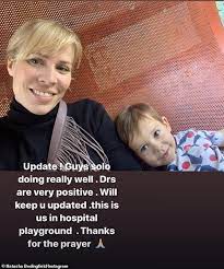 Natasha Bedingfield Gives Update On Her Son After He Had Surgery For A Brain Infection Daily Mail Online