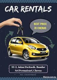 Bandar ini terletak di tenggara kuala lumpur. Kereta Sewa Murah Area Cheras Cars For Rent In Bandar Sri Permaisuri Kuala Lumpur Sheryna Com My Mobile 762073