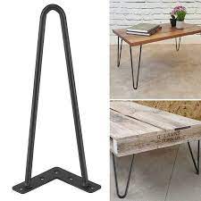 Black Hairpin Legs Set For 4 Heavy Duty Table Legs Home Accessories For Diy Handcrafts Furniture Walmart Com In 2021 Iron Table Legs Diy Table Legs Metal Table Legs