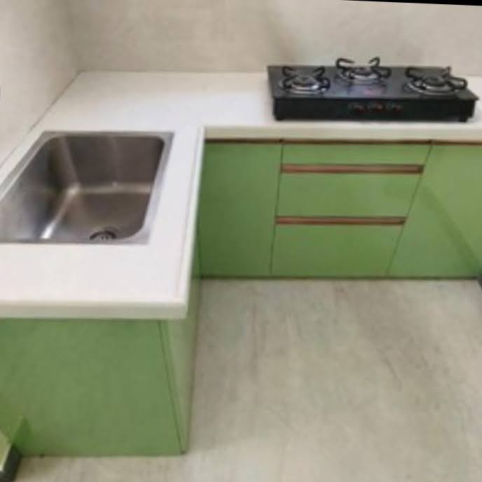 Green Modular Kitchen Design - Madipakkam product image