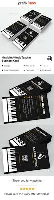 Choose from one of our free music business card templates at overnight prints or upload your own design! Piano Musician Business Card By Grafiklabs Graphicriver
