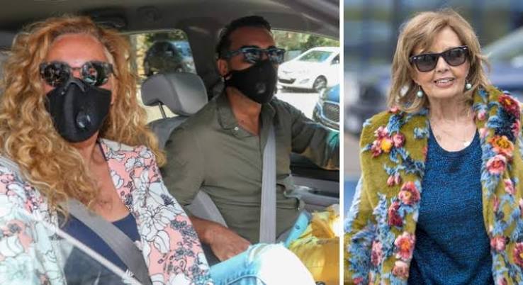 Rocío Carrasco y Fidel Albiac visitan a María Teresa Campos en su fortaleza  para cantarle el cumpleaños feliz