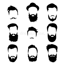 Perhaps change it to implicate goatee → beard, and the facial hair bit will take care of itself. Hipster Detailed Hair And Beards Set Fashion Bearded Man Long Beard With Facial Hair Beard Isolated On White Stock Vector Illustration Of Barber Character 72950352