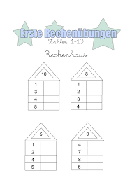 Erste Rechenubungen Zum Ausdrucken Familinchen Rechnen Mathe Ausdrucken