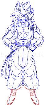 Check out inspiring examples of gogeta. How To Draw Gogeta Super Saiyan 4 Step By Step Drawing Guide By Dawn Dragoart Com