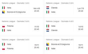Uefa nations league 2018/19 league phase draw world champions germany will face france and the netherlands, while italy and poland await euro holders portugal following the inaugural uefa nations. Italia Convocati Nations League C E Donnarumma Sorpresa Bonaventura Pianeta Milan