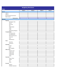 A successful budget planner helps you decide how to best spend your money while avoiding or reducing debt. Weekly Budget Worksheet Free Download