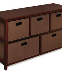 Three Bin Stackable Storage Cubby