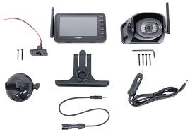 Supports up to 4 wireless cameras and one wired voyager camera (included) simultaneously. Voyager Wisight Wireless Rv Backup Camera System W Night Vision Rear Mount 4 3 Screen Voyager Rv Camera System Wvhs43