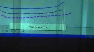 How To Clean Out The Air Filters On A Nec Vt695 Projector. - Youtube