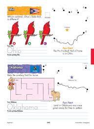 Ohio And Oklahoma Your Kindergartener Can Practice Writing The State Name And Learn The State Educational Worksheets Homeschool Kindergarten Classroom Crafts