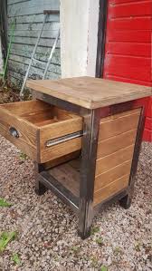 Industrial Bedside Table In 2020 Industrial Furniture Vintage Industrial Furniture Industrial Design Furniture