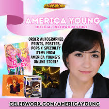 America Young's Official @celebworx store is now live! Order your Gotham  Knights Batgirl Pops, Barbie prints, or even send in your own items to get  signed! https://www.celebworx.com/americayoung #CelebWorx #celebworxpride  #barbie #batgirl #gothamknights #