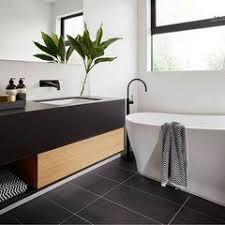 Maybe you would like to learn more about one of these? Charcoal Pale Grey Or White Floor Tiles In Bathroom Houzz Au