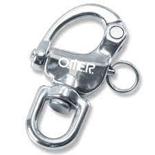 Stainless steel eye swivel bolt snap hook diving kit for scuba diving part. Omer Stainless Steel Swil Snap Hook Silver Scubastore